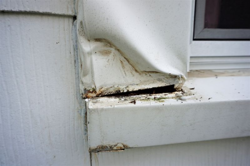 Exterior Wood Trim Before Repair